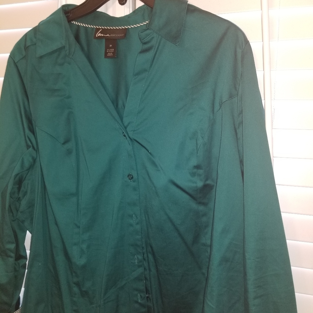 Dress Shirt Size 24 Lane Bryant